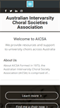 Mobile Screenshot of aicsa.org.au