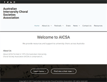 Tablet Screenshot of aicsa.org.au